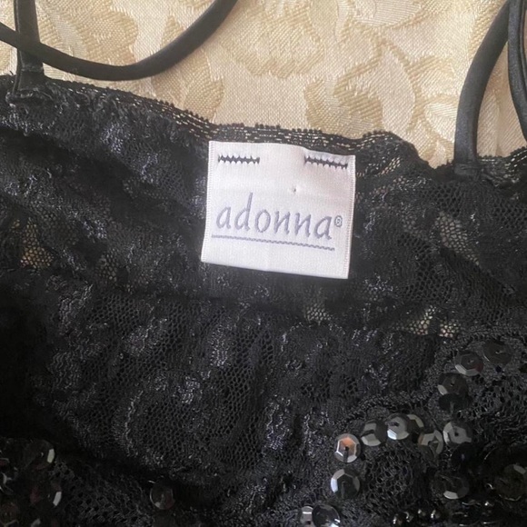 gothic lace sequin cami top - Picture 4 of 4